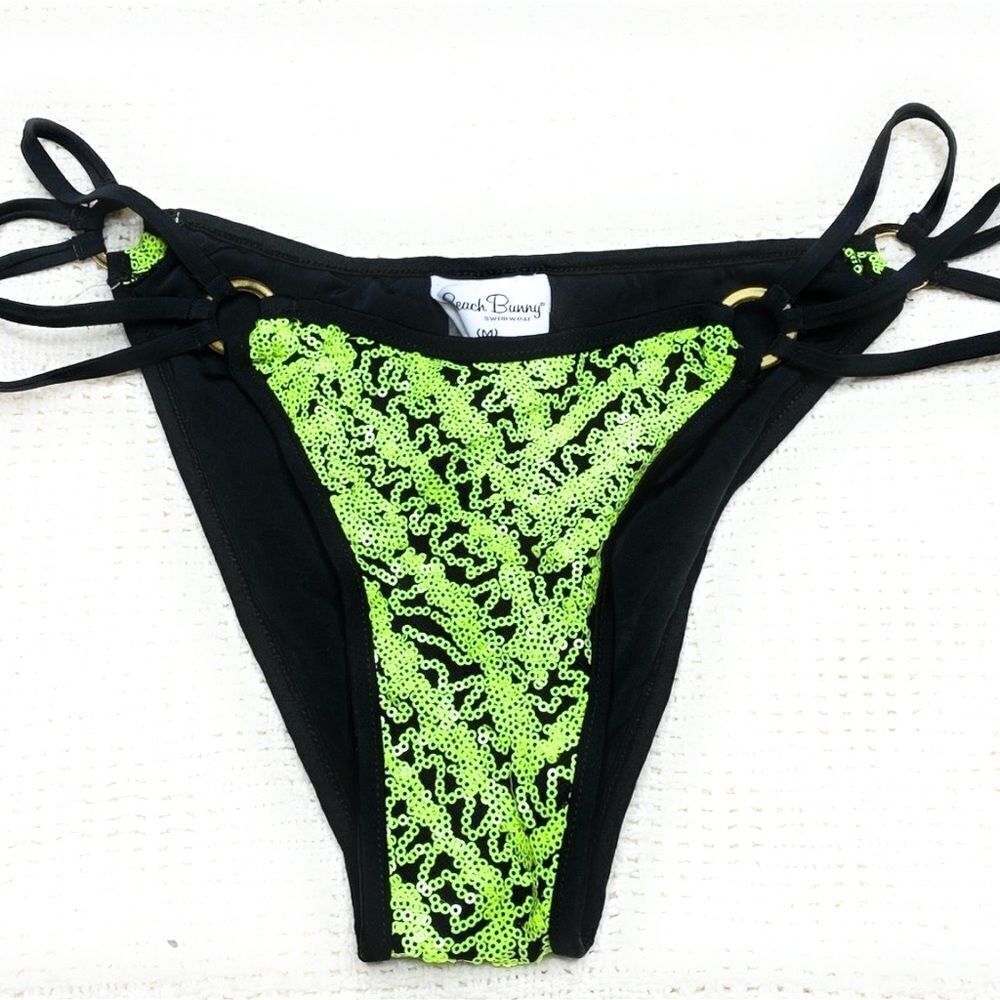 Beach Bunny Mystic Shine Sequin Bikini Bottom‎ - Picture 2 of 8